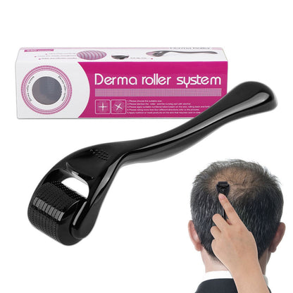 Derma Roller Combo Pack | Facial & Hair Therapy | 540 Micro Titanium Needle ( 0.5 mm )