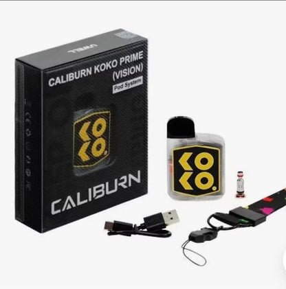 Uwell Caliburn Koko Prime Vision Pod System Kit – 18w (690mah) | Vape For Smokers | Pod For Smoking