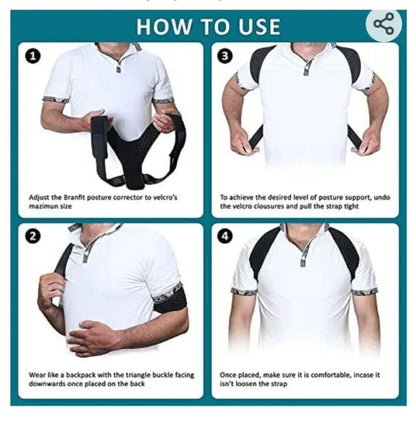 Energizing Posture Support – Back Pain Relief Belt.