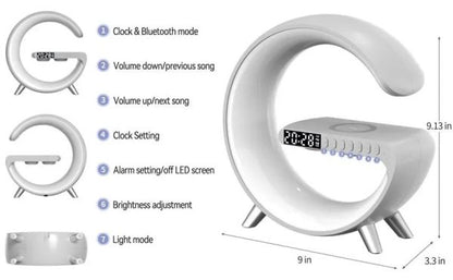 Led Wireless Charger Speaker