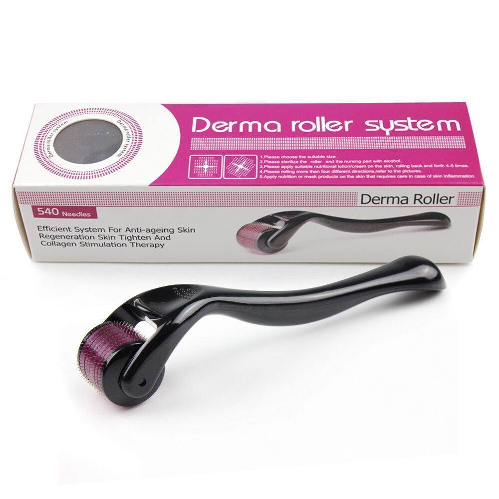 Derma Roller Combo Pack | Facial & Hair Therapy | 540 Micro Titanium Needle ( 0.5 mm )